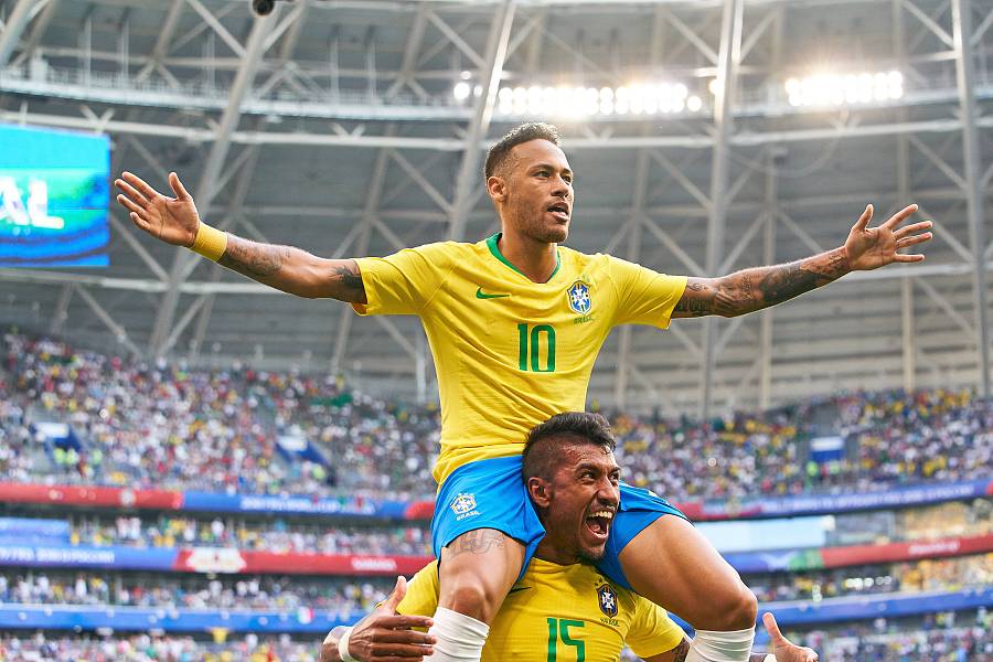 巴西2-0墨西哥連續(xù)7屆進(jìn)八強(qiáng)，內(nèi)馬